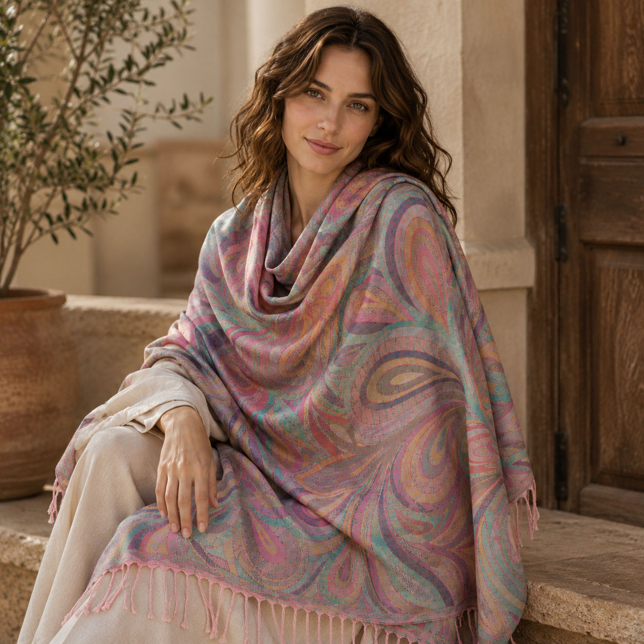 Abstract Designer Stole